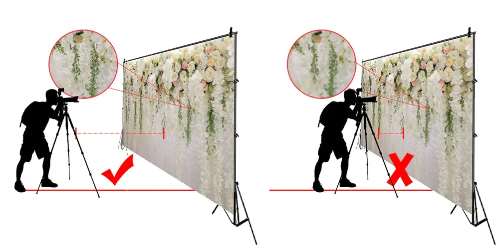 Une couverture de porte de fond photographique de fête de Pâques du Christ Jésus chrétien, présentant un motif floral blanc avec une verdure cascade et des fleurs pastel délicates.
