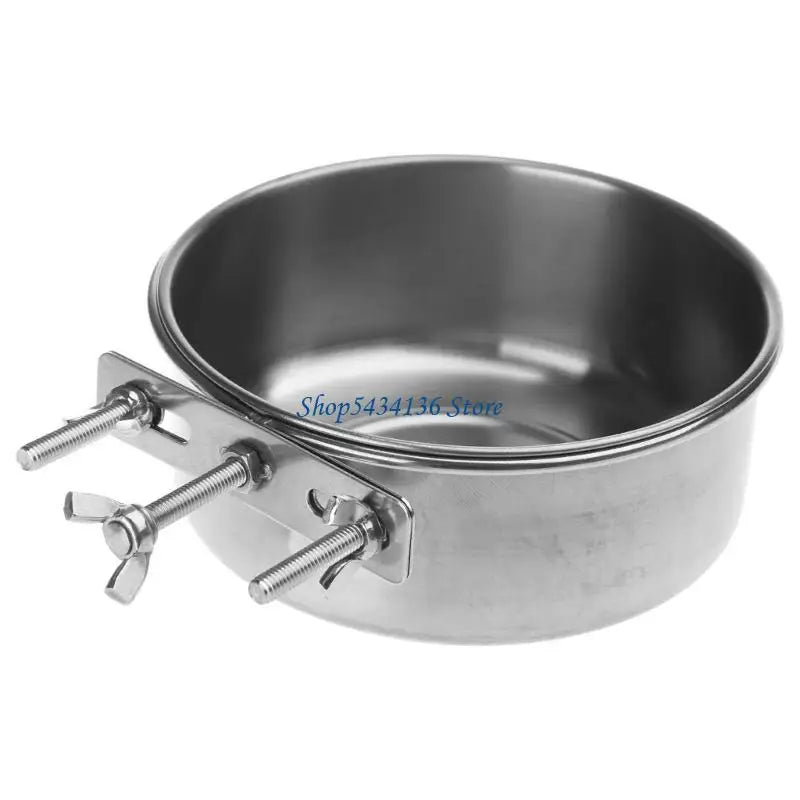 H7ED Cats Feeder Water Dispenser for Small Large Dog Pets Easy to Install Feeder Bowl Pet Rabbit Dog Cats