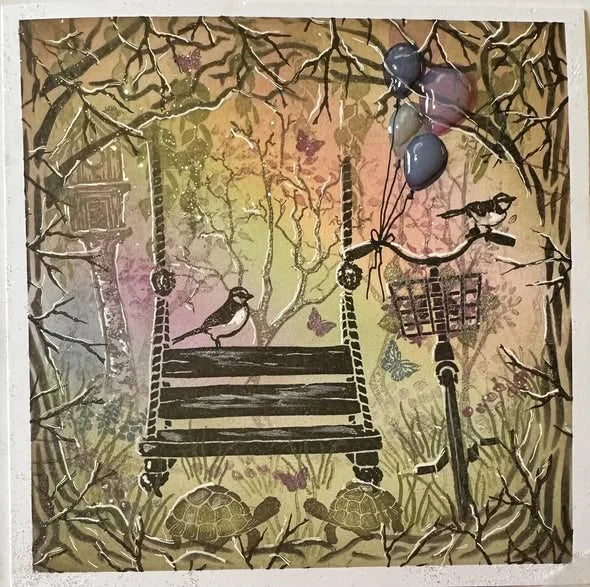 Easter 2026 Tree Field Florals Summer Trail Party Animals Swing Wildflowers Clear Stamps For DIY Scrapbook Craft Decoration
