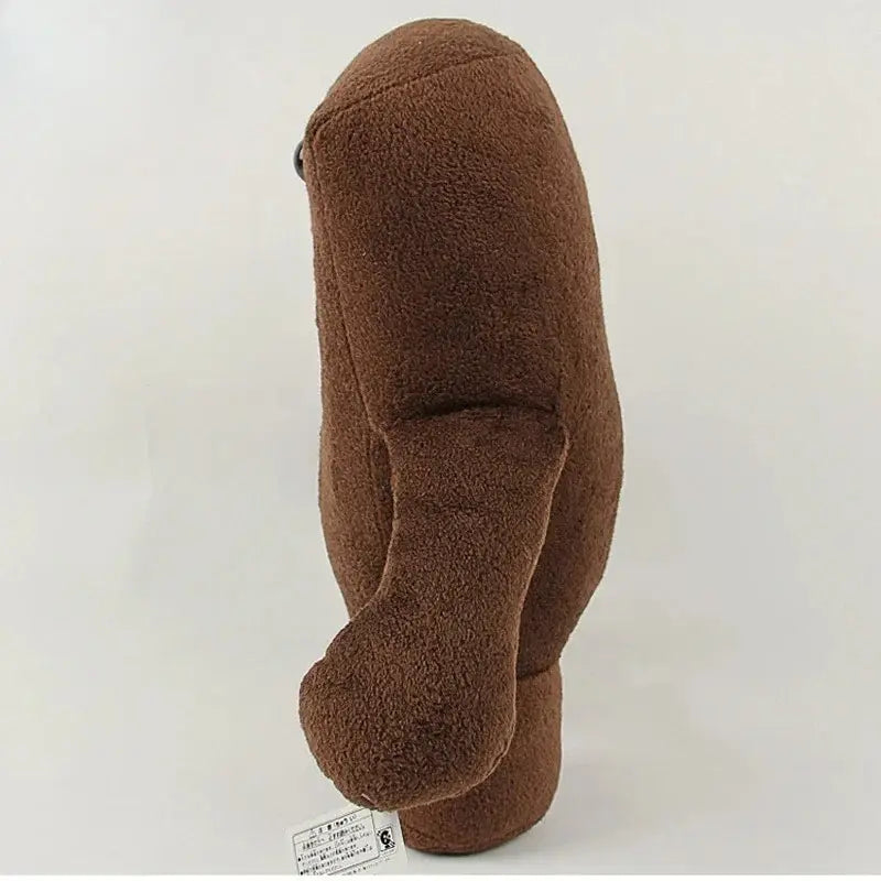 Jouet en peluche Domo Kun de 20 cm, animal en peluche brun avec un corps arrondi et allongé ainsi qu’un tissu doux et texturé.