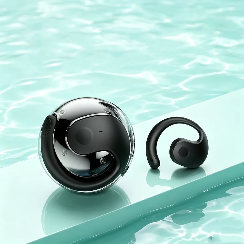 Wireless Headphones Bluetooth Headset with Mics HiFi Stereo Sound Earphones Smart Touch Sports Earbuds for phones