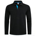 95% Cotton Long Sleeve T Shirts Men Casual Brand Homme Clothing Hombre Tee Tops Fashion Tshirt Black White Polo T-Shirts For Men
