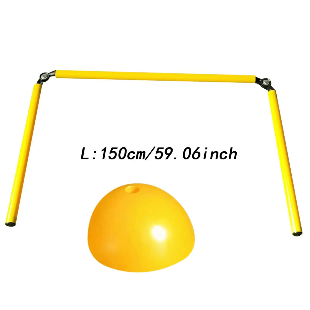 Football Agility Training Poles Speed and Agility Training Equipment Folding Soccer Agility Pole Set for Competition Practice