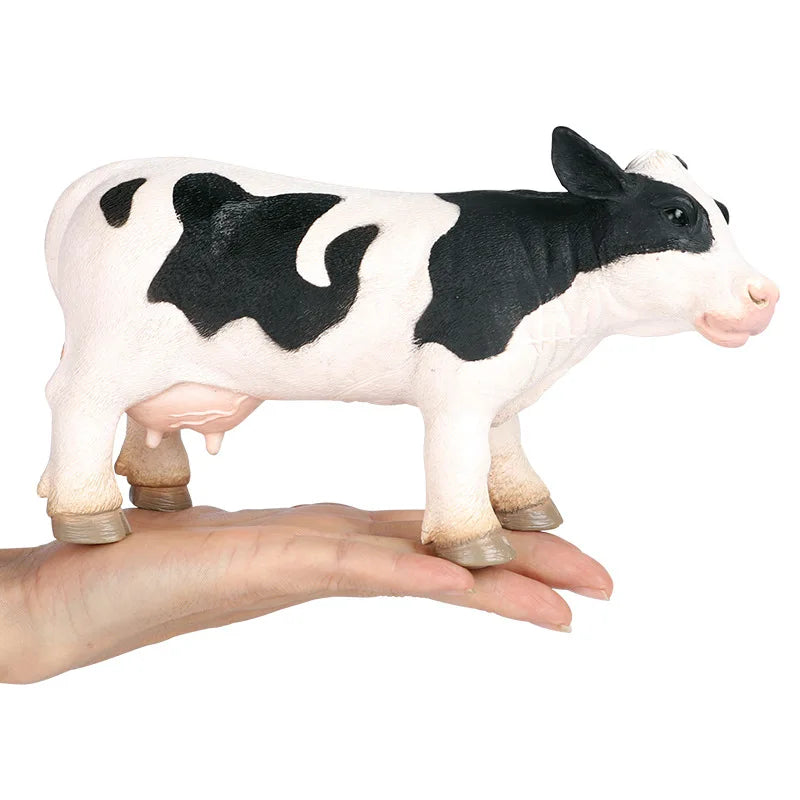 Simulated Wildlife Animal Model Soft Rubber Elephant Tiger Lion Cow Sheep Polar Bear Gorilla Hippo Children's Decompression Toys