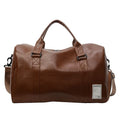 Fashion Going Out Sports Fitness Bag Wet and Dry Separation Handbag Men's Leather Luggage Bag Women's Large-capacity Travel Bag