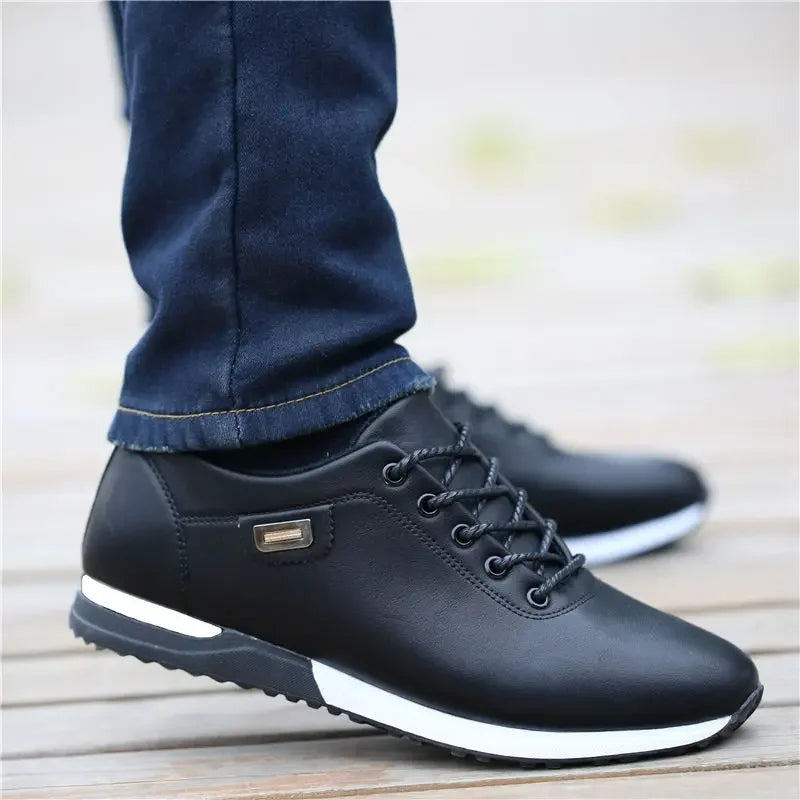Men Shoes Business Casual Shoes for Male PU Leather Shoes 2025 Sneakers Men Fashion Loafers Walking Footwear Zapatos De Hombre