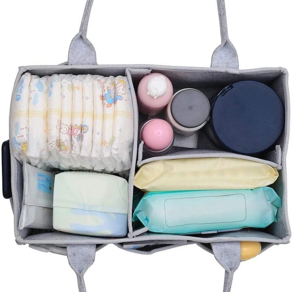 Baby Storage Bag Large Capacity Scientific Division Of Labor Lightweight And Convenient To Carry Stroller Accessories