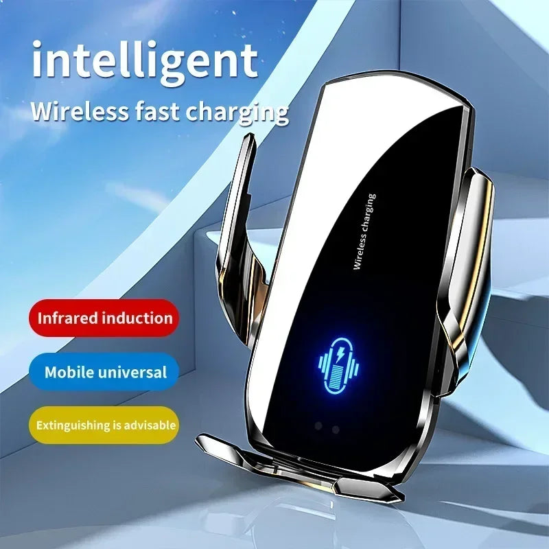 Car Air Vent Wireless Charger Car Phone Holder Infrared Induction For iPhone 17 16 15 Samsung S26 Xiaomi Fast Charging Station