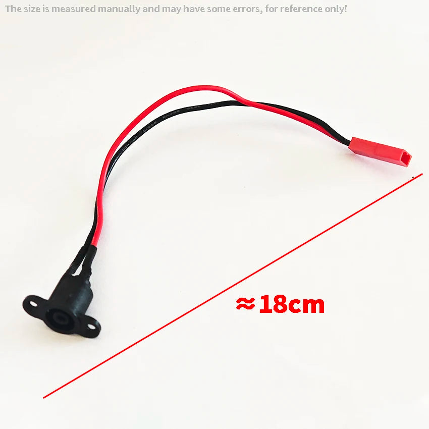Charging Hole Including Waterproof Cover with Charging Cable Charging Port For Xiaomi Mijia M365 Electric Scooter Accessorie