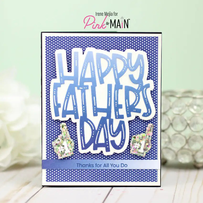 Happy Mother's Day Father's Day Flower Cart Metal Cutting Dies for DIY Decorating Scrapbook Paper Card Album Embossing Craft Die