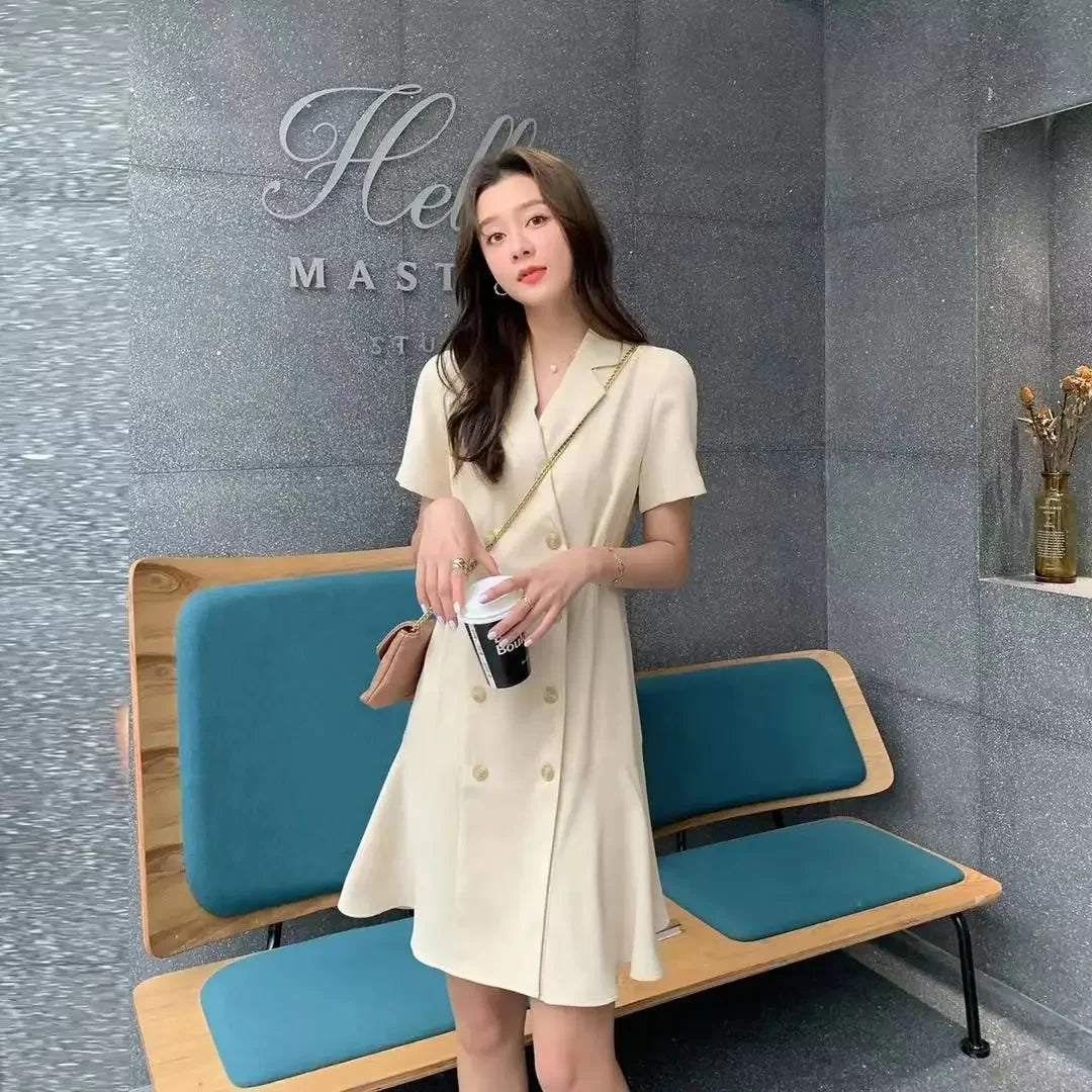 Woman Dress Formal Occasion Clothes Blazer Black Dresses for Women 2025 Short Mini Cheap Casual Sale Outfits Vintage New in Xxl