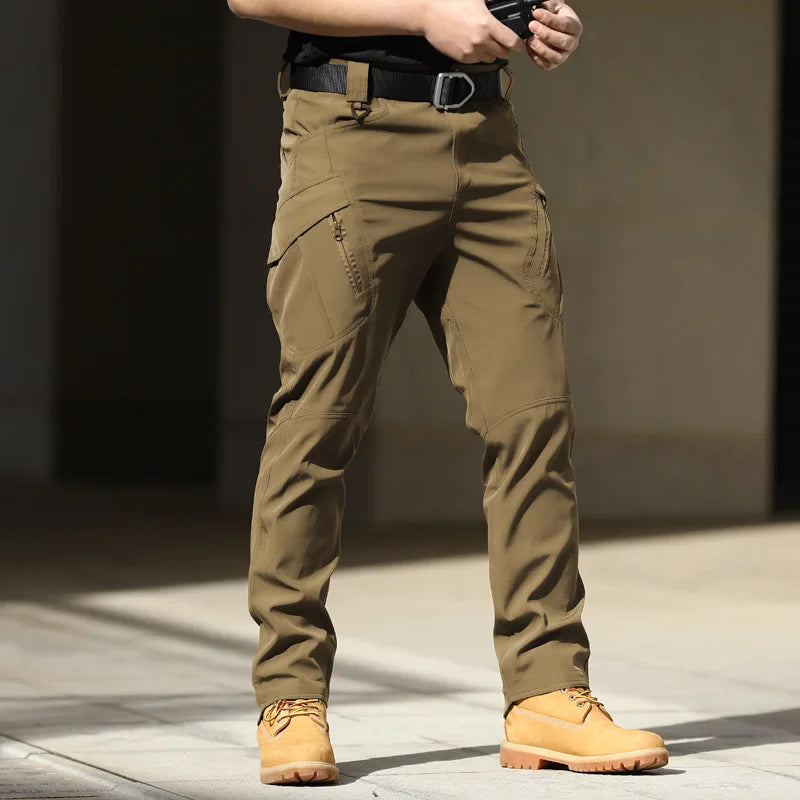 New Tactical Work Pants Men Outdoor Cargo Trousers Multi-pocket Waterproof Pant Autumn Spring Outdoor Workwear Hiking Trousers