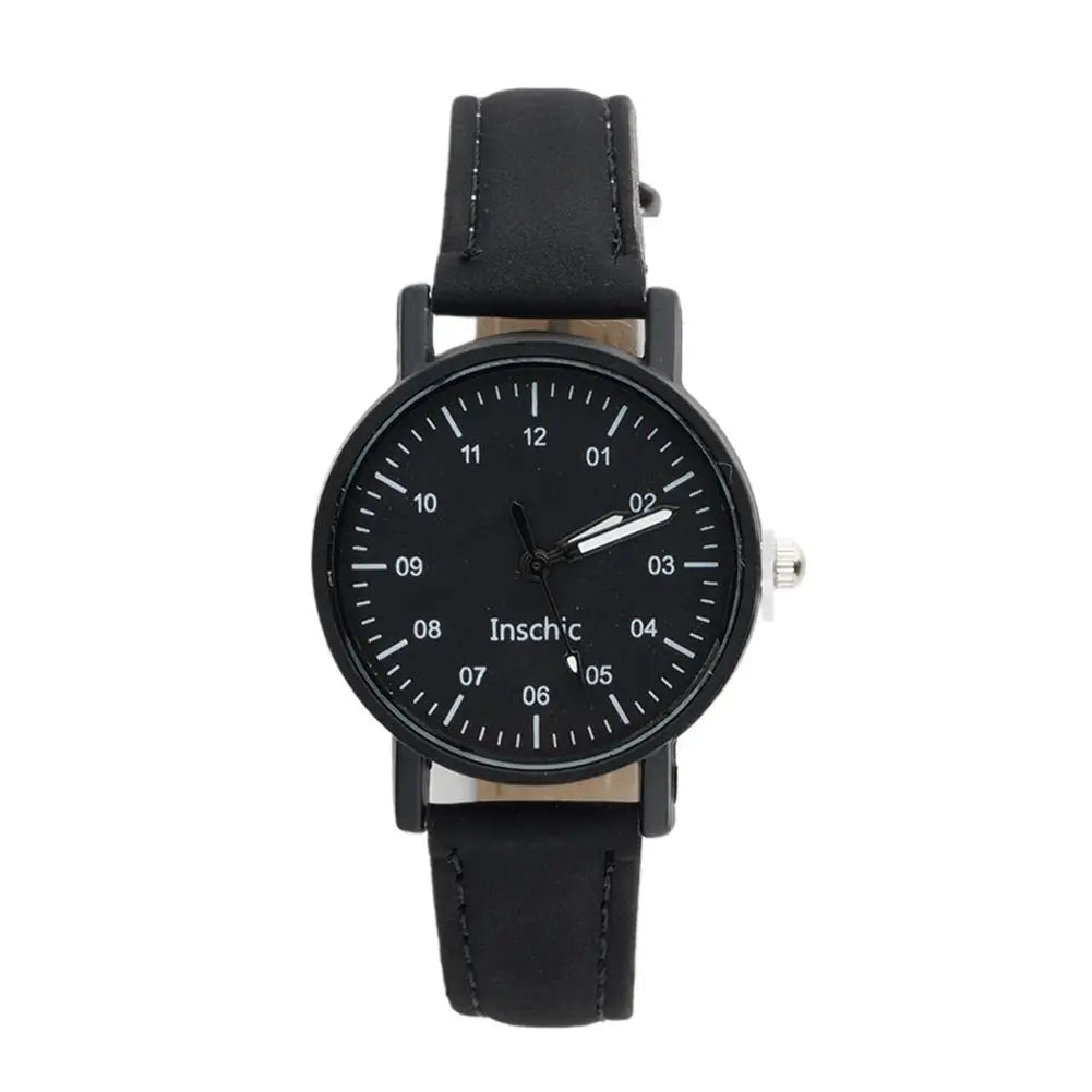 Women Watches PU Leather Strap Women Quartz Wristwatches Waterproof Round Dial Retro Watch Ladies Girls Quartz Wristwatch