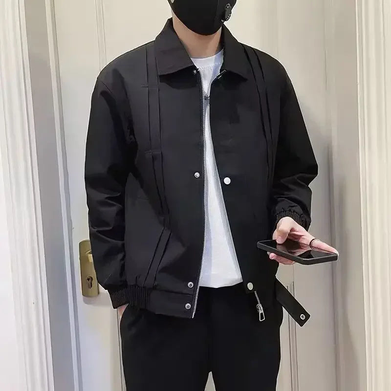 Male Coats Trendy New In Spring Autumn Men's Jackets Cheap Clothes Offer Casual Stylish Clothing Fashion 2025 Joker Aesthetic