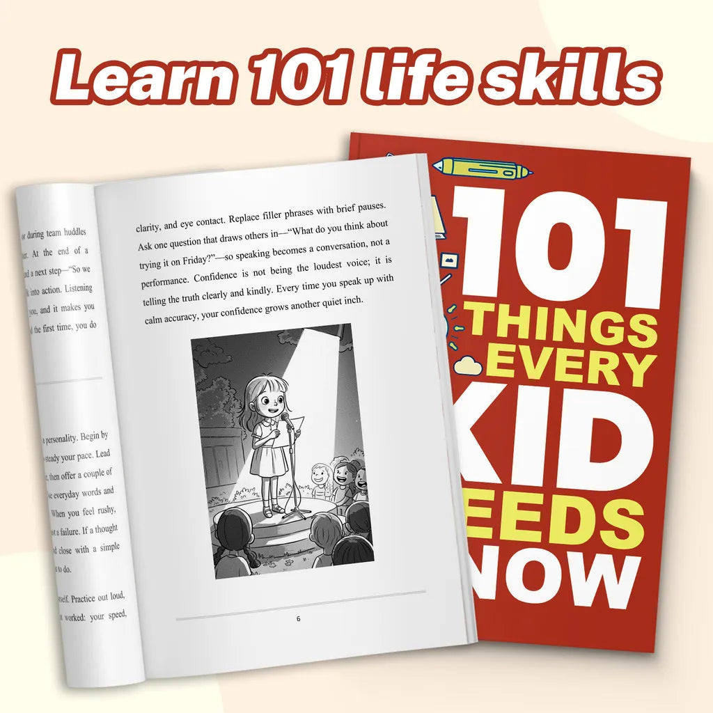 101 Things Every Kid Needs to Know—Essential Life Skills Book for Children|Learn Independence, Confidence,and Smart Habits