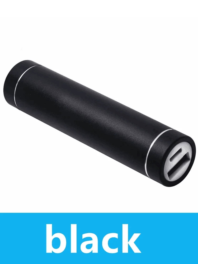 Metal Power Bank DIY Kit-No Welding Required! Includes Storage Case,1X 18650 Battery,5V1A USB External Charger for Smart Phones