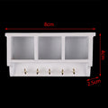 1/12 Dollhouse Miniature Wood White Wall Rack Model Kitchen Furniture Accessories For Doll House Decor Kids Pretend Play Toys