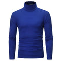 2025 New Man Thermal Turtleneck Casual Sleepwear Shirt S-2XL Sleeve Long Slim Coat 5colors Basic Sweater Bottom Winter