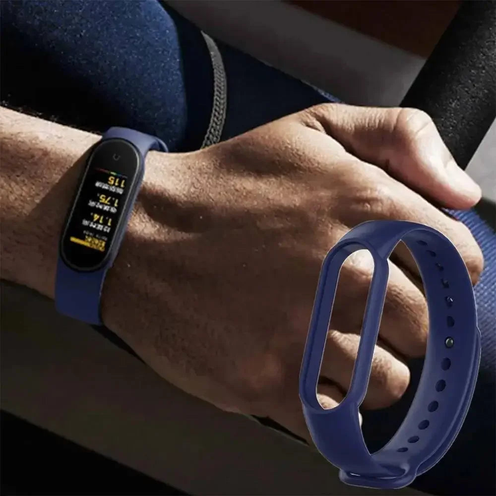 Watch Strap For Xiaomi Mi Band 7 6 5 4 3 Wristband Silicone Bracelet Wrist Straps correa Mi Band 6 7 5 4 Smart watch Accessories