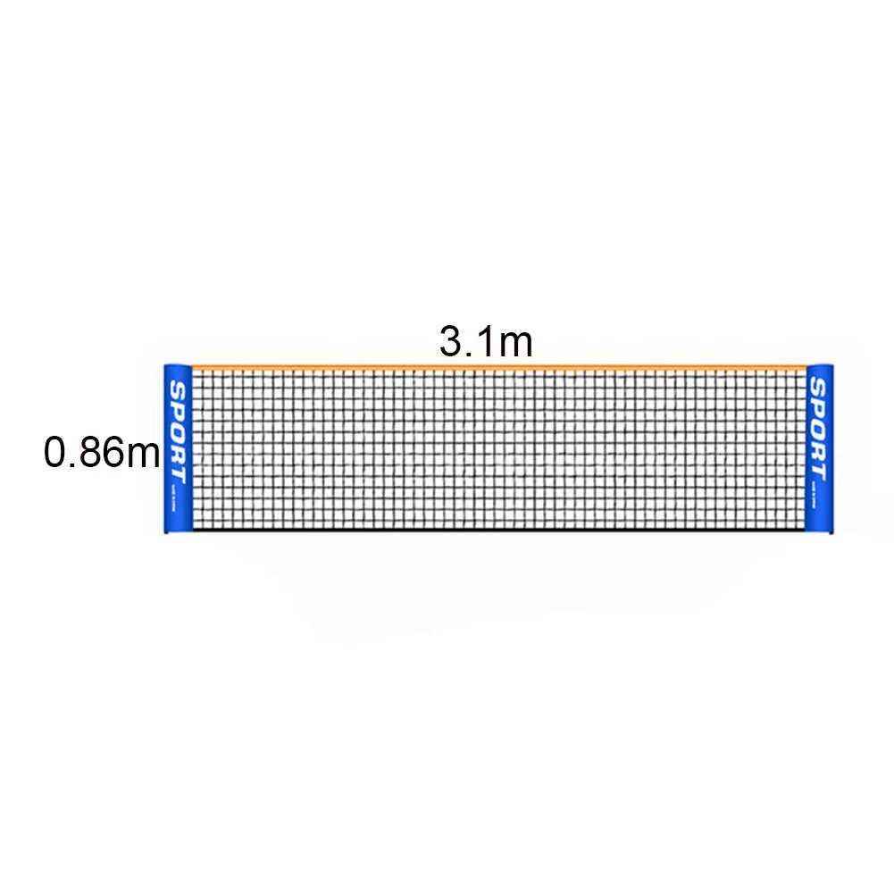 Professional Badminton Net Indoor Outdoor Standard Sports Volleyball Tennis Training Square Net Portable Sports Training Netting
