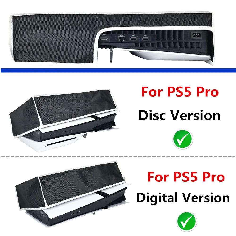 High Quality Dustproof Sleeve For PS5 Pro Console Gaming Accessories Horizontal Dust Cover Protective Cover