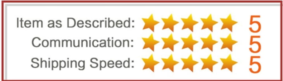 Five-star rating for custom photo projection keychain personalized memorial gift highlighting excellent communication and shipping speed.