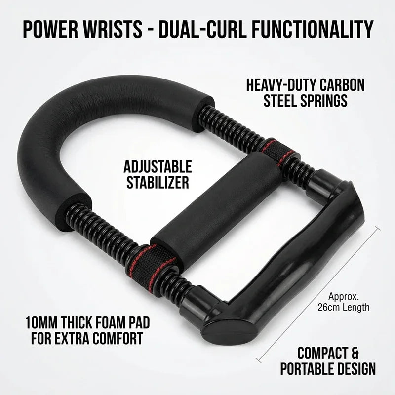 Adjustable Hand Grip Exerciser For Forearm Wrist Finger Strength Training Body Shaping Tool Home Gym Workout Fitness Accessory