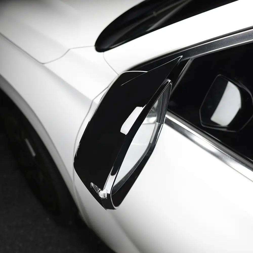 Black glossy Hyundai Palisade led mirror cover with sleek modern design for side mirror from 2020 to 2025 models.