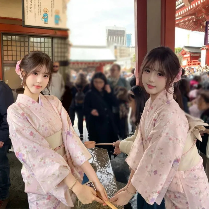 Girl Dress Yukata Women Clothing Fashion Photography Clothes Ethnic Style Stage Japan Kimono Cosplay Performance Costumes