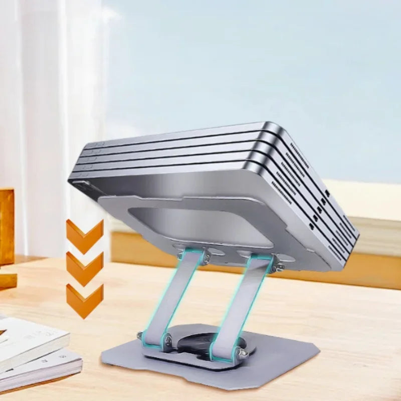 1pcs Multi-Angle Metal Tablet Bracket-360 Rotatable and Foldable Bracket, Laptop Tablet, Mobile Phone, Lazy Bracket.