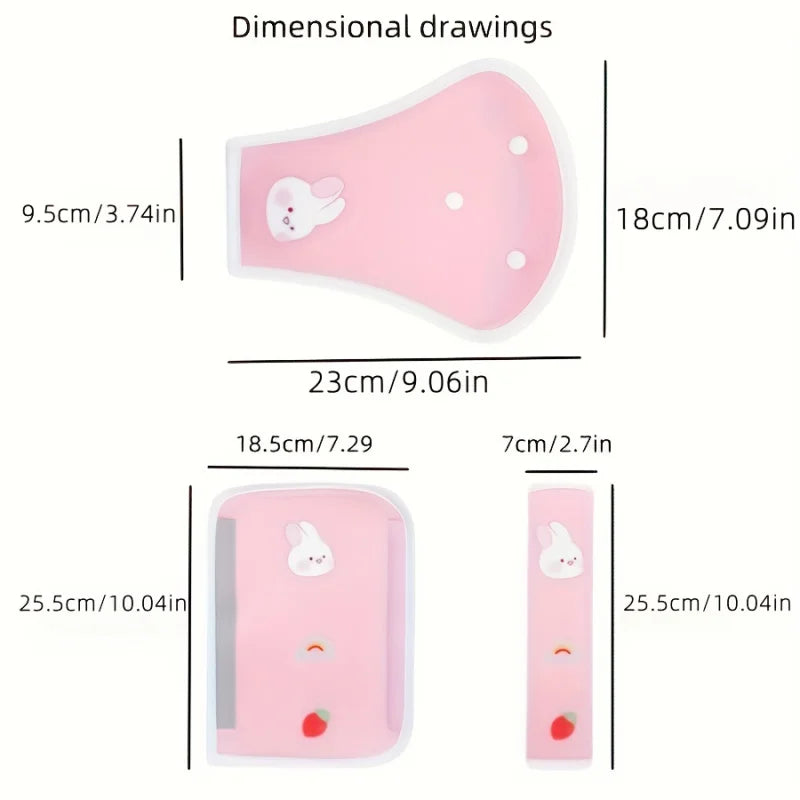 Car Seat Belt Shoulder,Belly Protector,Car Interior Accessories,Soft Easy to Remove,Comfortable Helper for Outdoor Travel