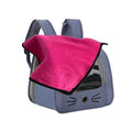 2-Piece Pet Backpack + Towel Set (1 backpack + 1 towel), Pet Travel Bag Set, Portable Pet Carrier with Mesh Window
