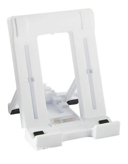 1pc Heavy Duty Foldable Tablet & Panel PC Stand with Rugged Clip Holder, Portable Desktop Mount Bracket Compatible for iPad