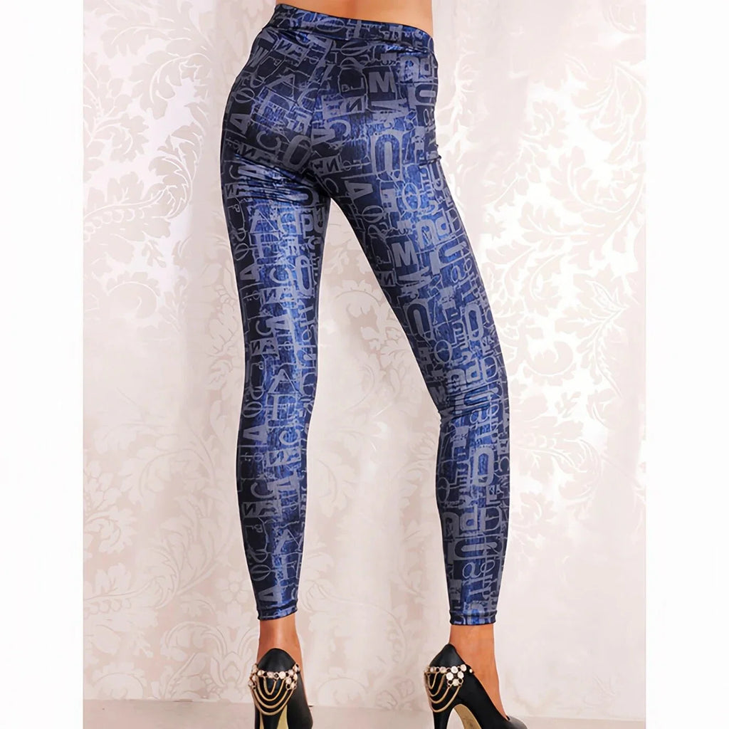 Women's Mid Waisted Casual Leggings Everyday Basic Comfy Tights for Work or Lounge, Soft Stretchy Pants