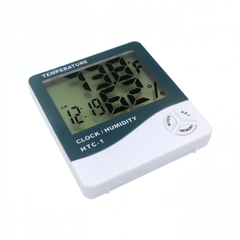 Digital Temperature and Humidity Meter for Home, High-Precision HTC-1 Indoor and Outdoor Electronic Hygrometer and Thermometer,