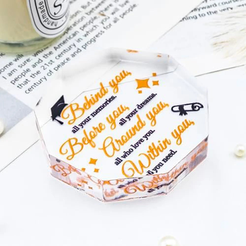 2026 graduation gift for her, inspiring desktop decoration, college graduation gift, female graduation decoration,