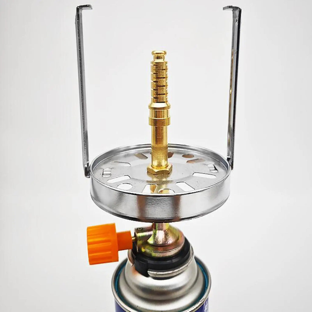 Outdoor Gas Lantern Fuel Lamp Camping Light Mini Hiking Gas Lantern Gas Light Climbing Travel Equipment Gear for Outdoor Picnic