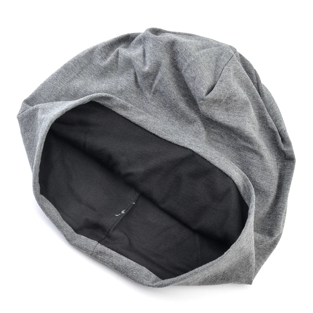 Men's Beanie Hats Autumn Outdoor Thin Casual Skullies Beanies Printing Letters Streetwear Hip Hop Bonnet Gorras Men Spring Hat