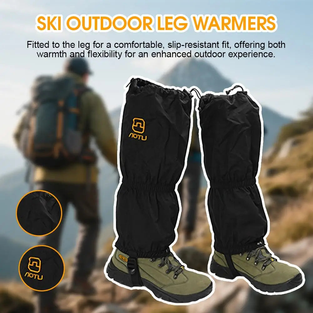 Outdoor Travel Leg Warmers Hiking Leg Gaiter Waterproof Legging Shoes Hunt Climbing Camping Winter Tourist Snow Foot Cover