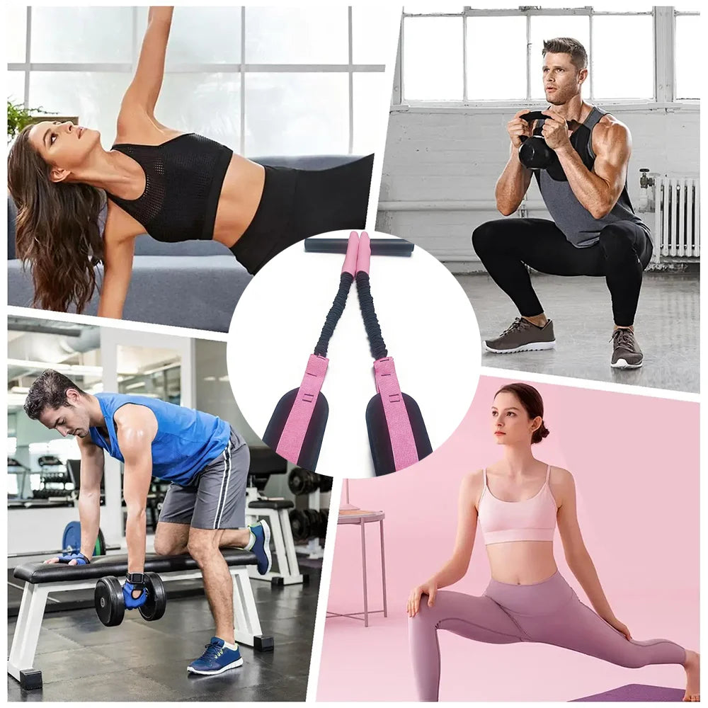 Professional Sit Up Equipment Fitness Resistance Bands Elastic Multi-purpose Stretch Bands AB Training Pedal Exercise Bands Yoga