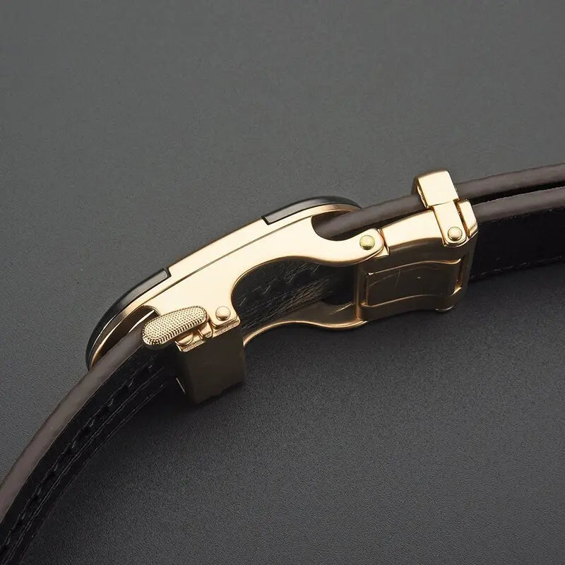 Luxury Brand Men Belt High Quality Leather Business Designer famous Belts for men Jeans Strap Male Metal Buckle belt