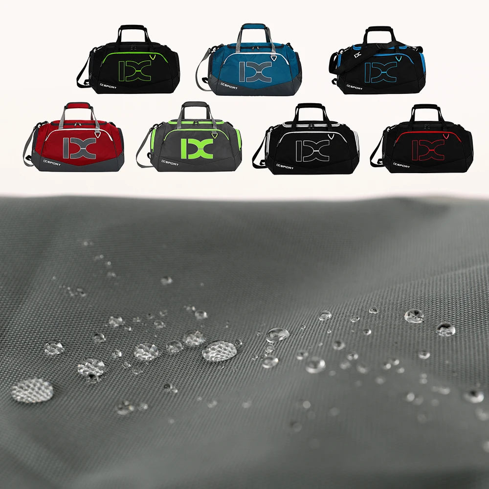 Sports Gym Bag，Travel Duffel Bag with Dry Wet Pocket And Shoe CompartmentFor Women and Men，40L Fitness Waterproof Weekender Ba
