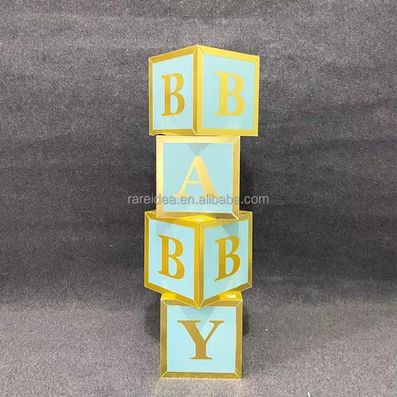 Wedding Events Supplies Party Decoration Supplies Baby Shower Pink  Boxes Props Baby Shower Box Birthday Party Decoration