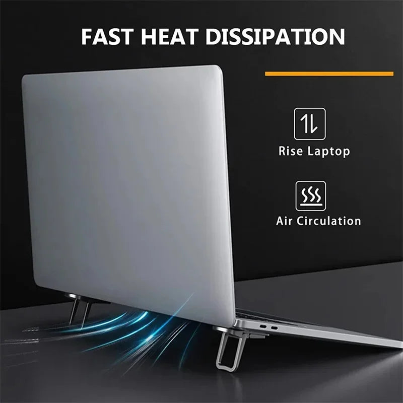 Portable Laptops Stand Computer Keyboard Holder Foldable Mini Size Computer Holder Adjustable Riser Cooling Bracket For Macbook