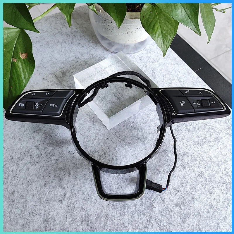 Steering Frame Suitable For Audi A4 B9 A3 8Y, Equipped With Multifunctional Buttons, Steering Wheel Accessories,Car Accessories