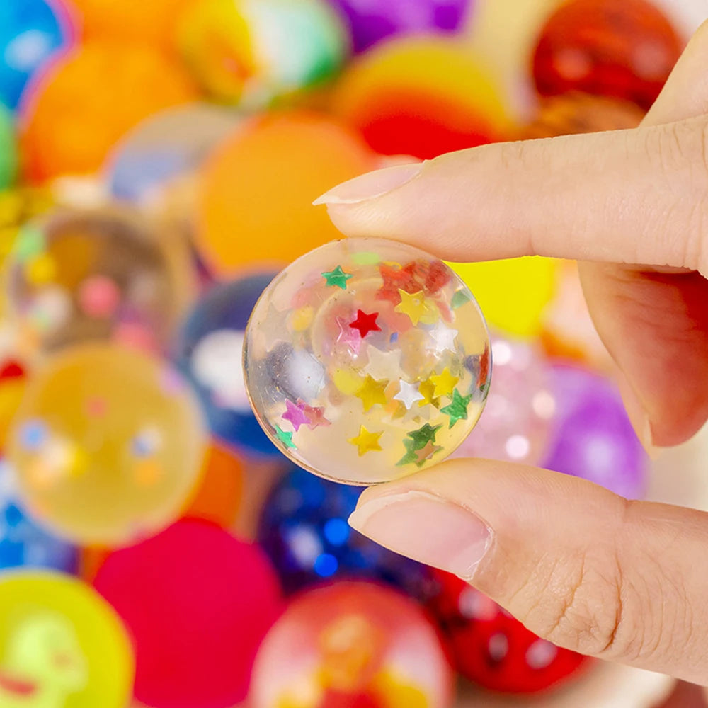 10/20/30/40/50Pcs Bouncy Ball Toys Kid Birthday Party Favors Gifts for Guests Rubber Bouncing Ball Pinata Goody Bag Fill Prizes
