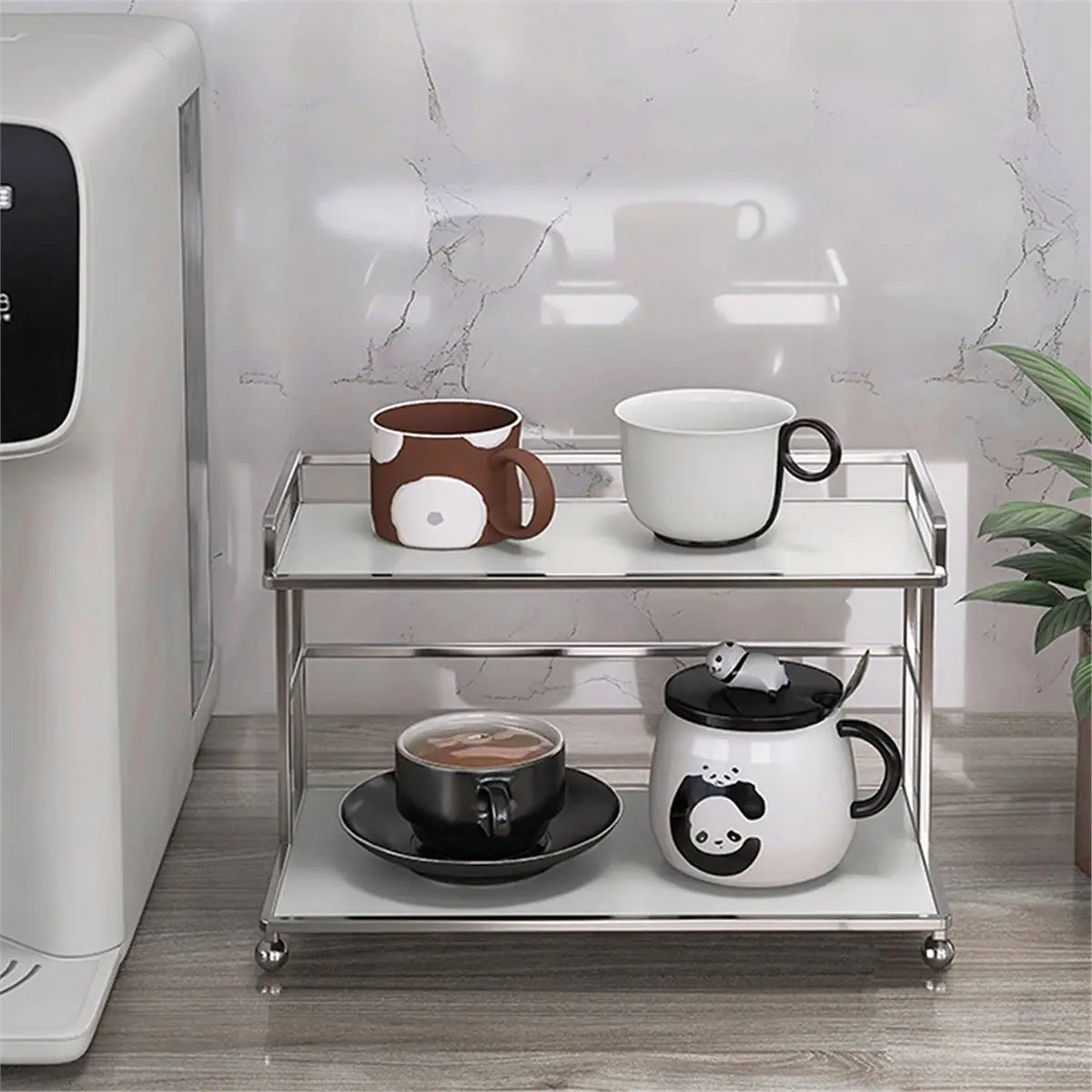 【Organizer】 Bathroom Cosmetic Storage Rack, Double-Layer Desktop Dressing Table Shelf, Bedroom Storage and Organization Rack.
