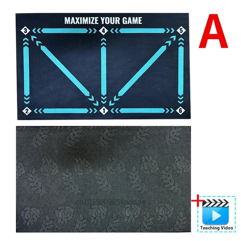 Football Training Mat 90cm Durable Non Slip Foldable Ball Control Step Carpet Indoor Soundproof Fitness Mat Training