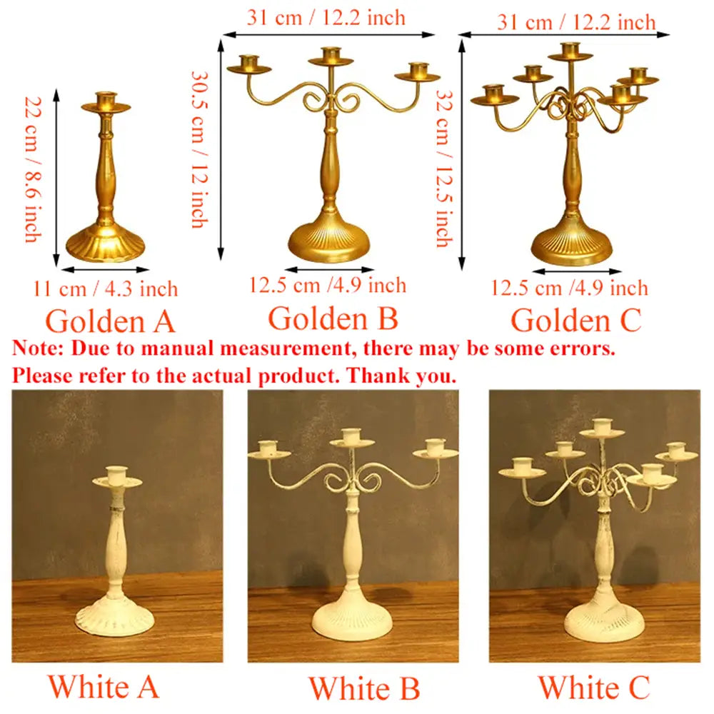 1PC，Candle Holder Table Decorations Modern Decorations Candles European Decoration Hotel Wedding Candlest Candlestick Decoration