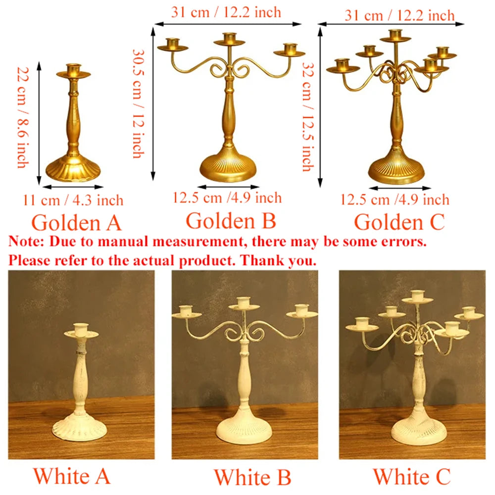 1PC，Candle Holder Table Decorations Modern Decorations Candles European Decoration Hotel Wedding Candlest Candlestick Decoration